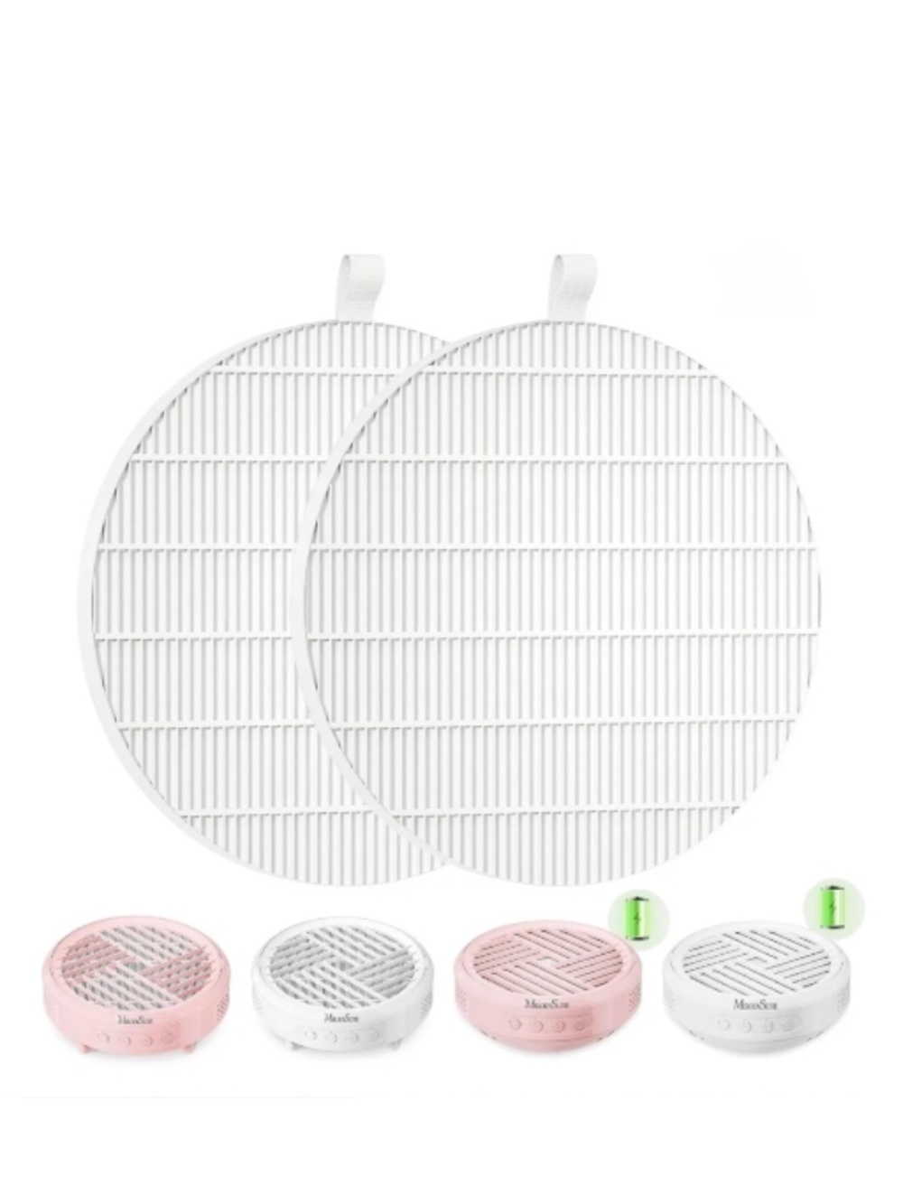 MelodySusie Nail Dust Collector Replacement Filters 2 Pack